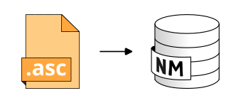 Import asc file