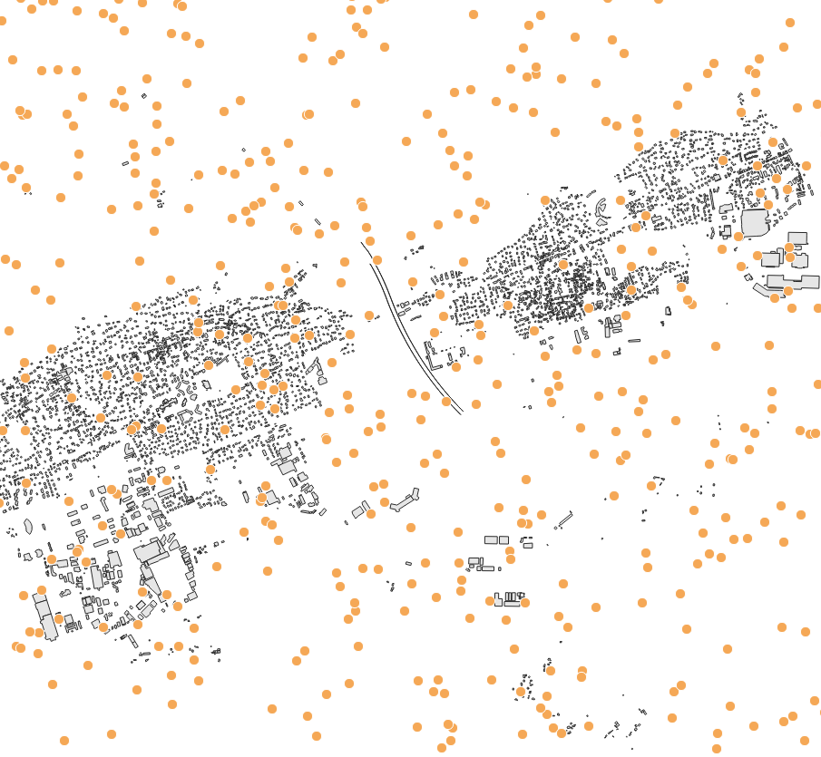 Random grid output